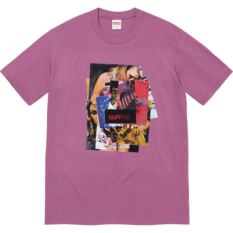 Supreme Stack Tee Plum | Hype Vault Kuala Lumpur | Asia's Top Trusted High-End Sneakers and Streetwear Store | Authenticity Guaranteed