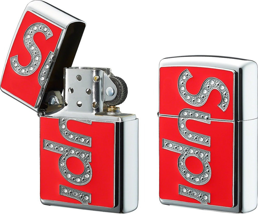 Supreme Swarovski Zippo Red | Hype Vault Malaysia