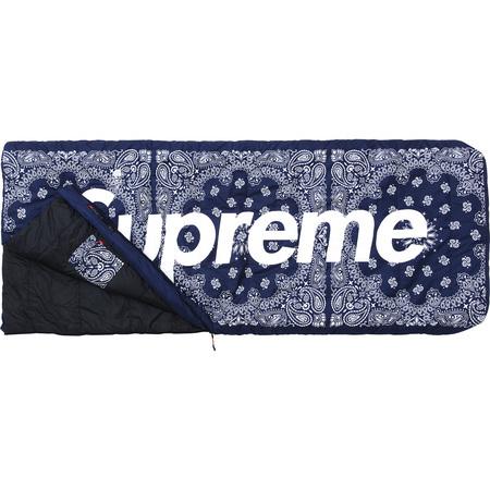 Supreme x The North Face Bandana Dolomite Sleeping Bag Navy | Hype Vault Malaysia