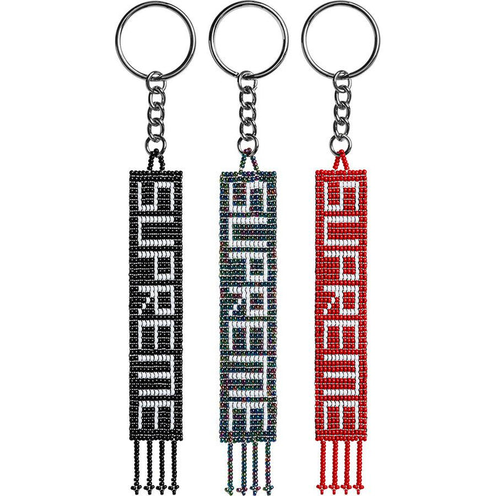 Supreme Beaded Keychain Multicolor - Hype Vault
