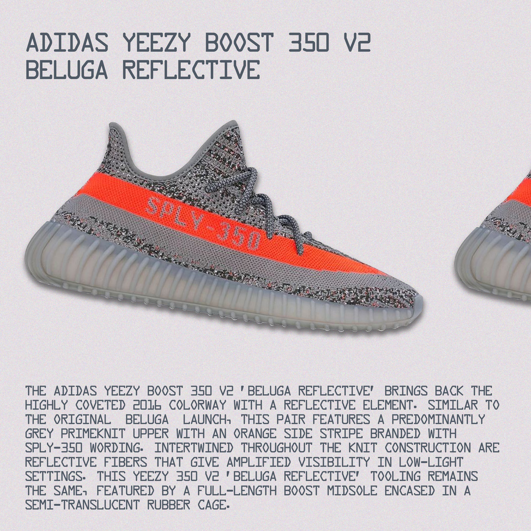 adidas YEEZY BOOST 350 V2 "Beluga Reflective" Comes Back With All And More Of Its Glory