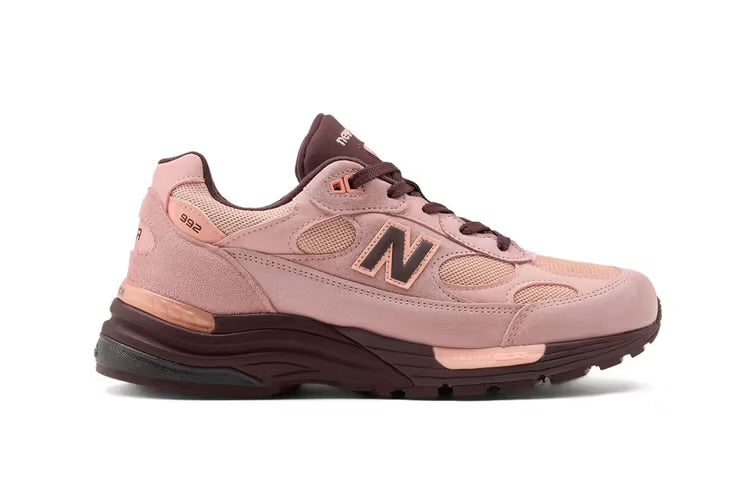 New Balance Dresses the Made in USA New Balance 992 in a Vibrant “Pink Chalk” Colorway.