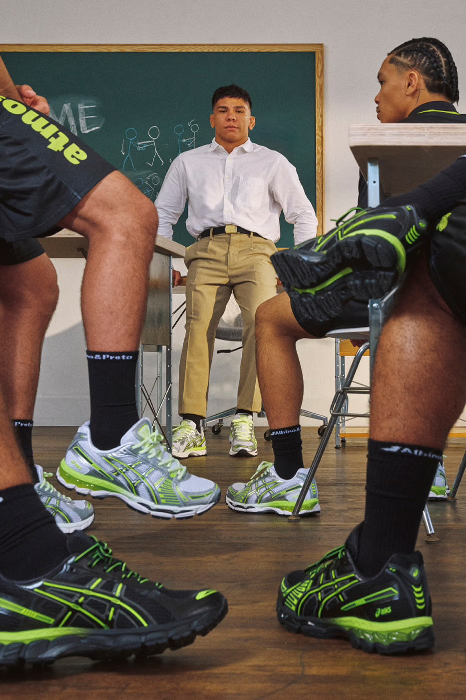 Albino & Preto, atmos, and ASICS Brought Volt-Inspired Energy to the GEL-Kayano 12.1