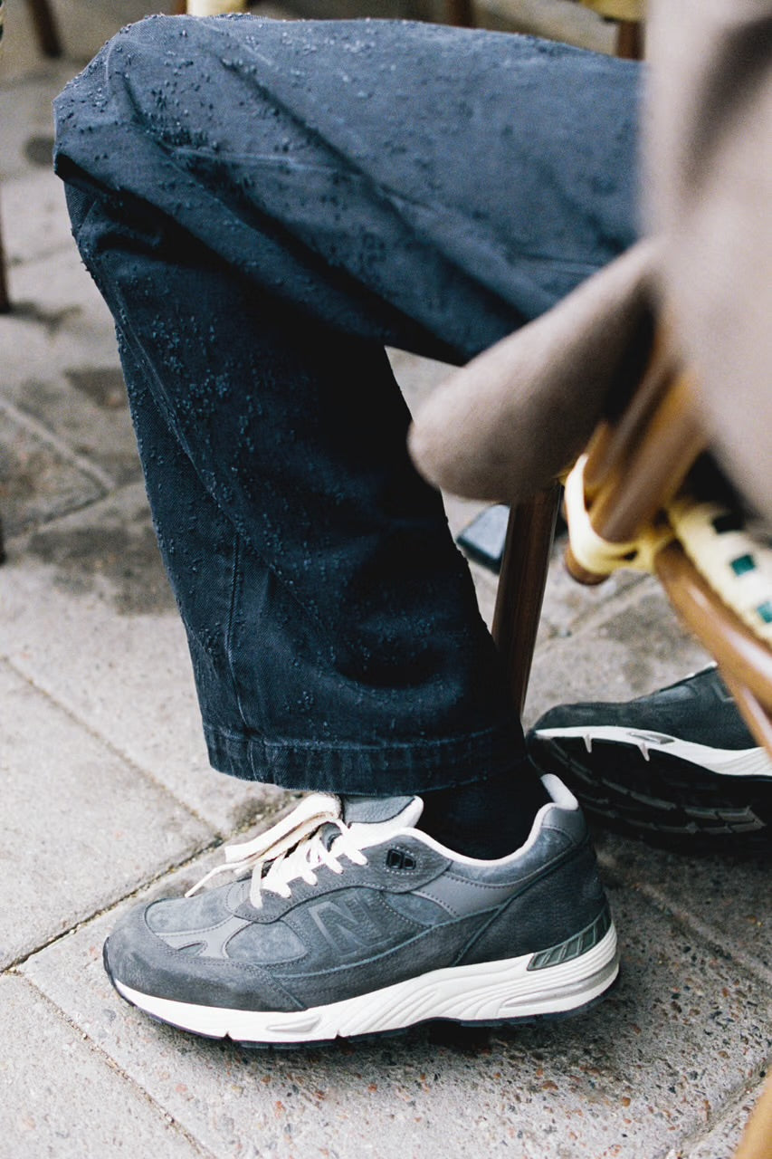 mfpen Reimagines the New Balance 991v1 With Surplus Leathers