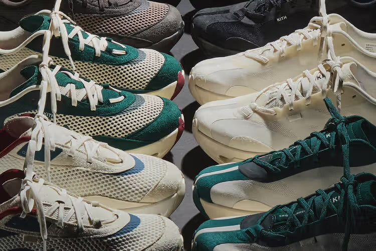 Kith and On unveiled two brand-new sneaker silhouettes, the K-Tech 1 and K-Tech 2.