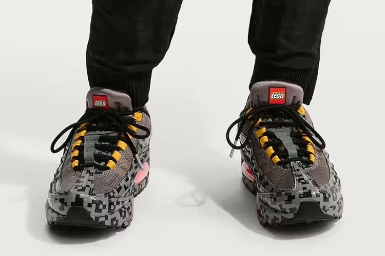 LEGO and Nike team up to create the playful Air Max 95 “Brick Pixel.”