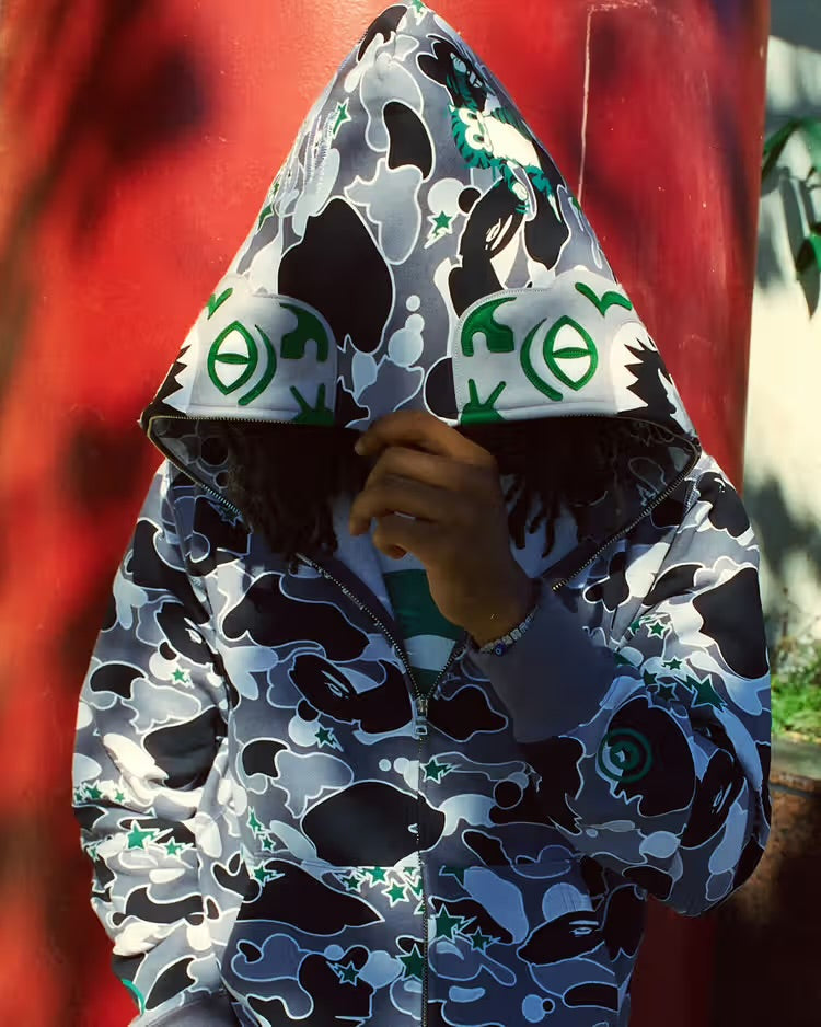 BAPE went green for HIDDEN.NY.