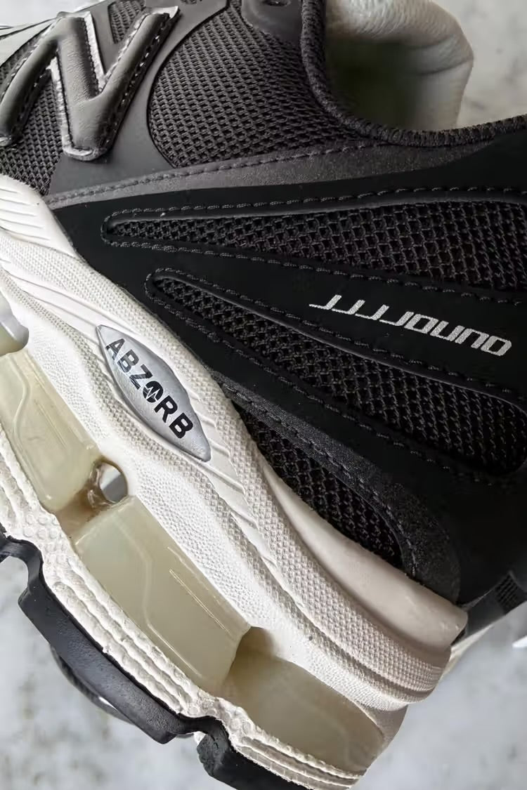 JJJJound’s New Balance 1890 delivers a tuxedo-inspired take on a sneaker.