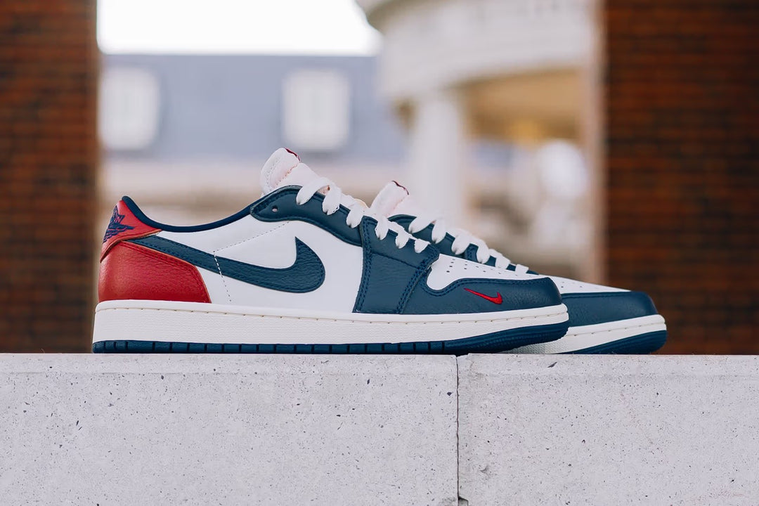 A New Air Jordan 1 Low OG “Howard University” is set to release next week.