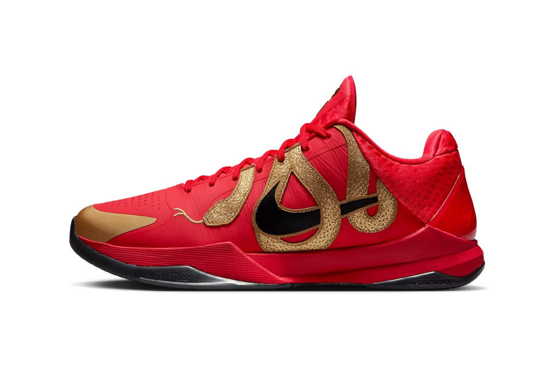 Official Photos of the Red Nike Kobe 5 Protro “Year of the Mamba”