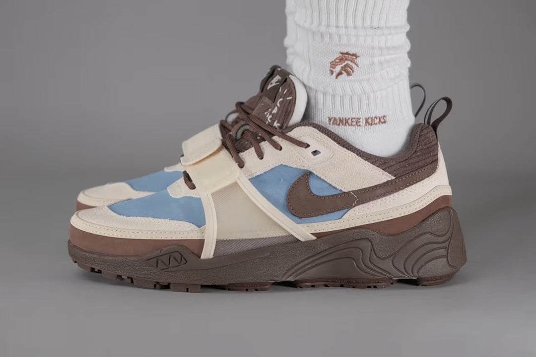 On-Feet Preview of Travis Scott’s Nike Zoom Field Jaxx “Leche Blue”