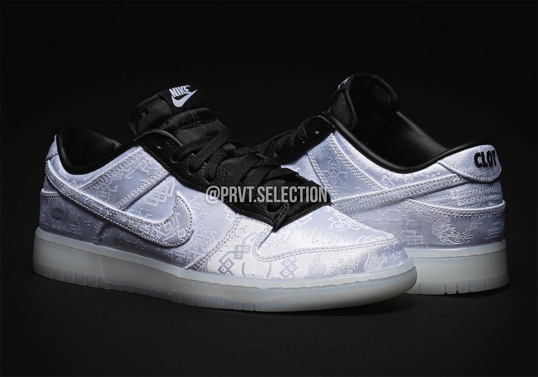 Nike Dunk Lows by fragment design and CLOT are forthcoming.