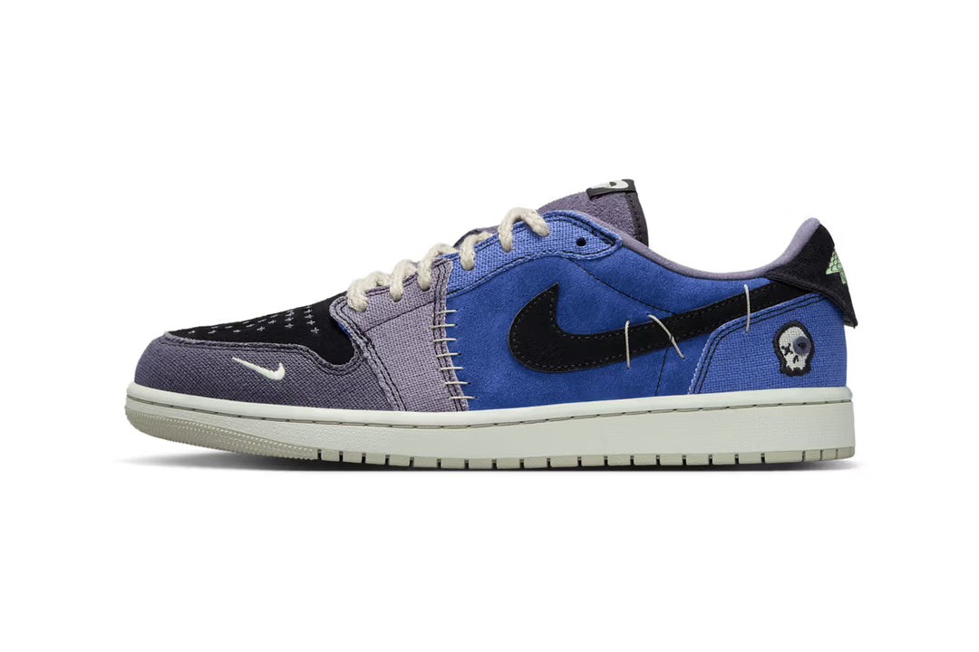 Official images revealed for the Zion Williamson x Air Jordan 1 Low OG “Voodoo Alternate.”