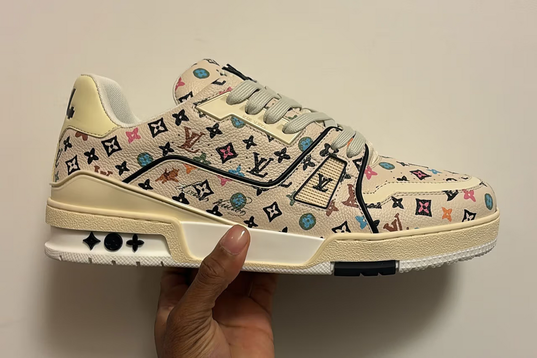 Initial glimpse at the Louis Vuitton sneakers designed by Tyler, The Creator