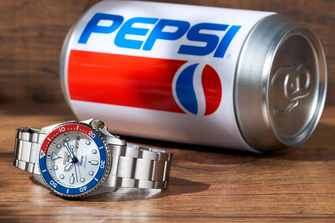 Pepsi Unveils Limited-Edition Seiko 5 Sports Collaboration