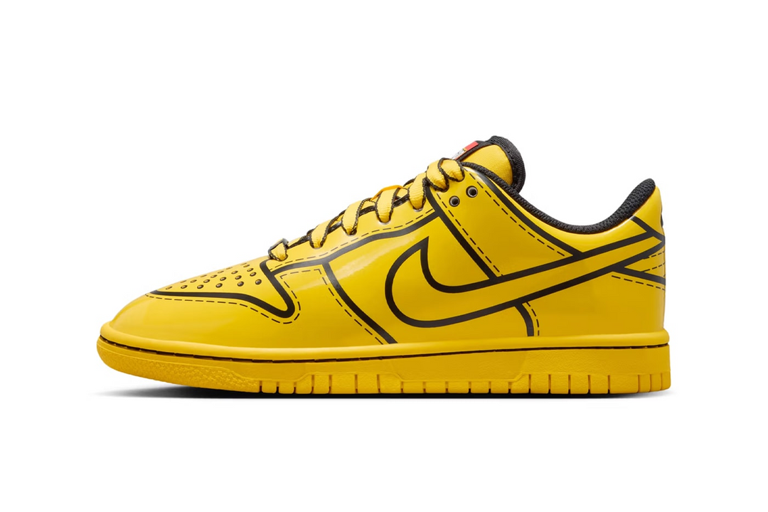 Get a First Official Look at the LEGO x Nike Dunk Low “Tour Yellow”