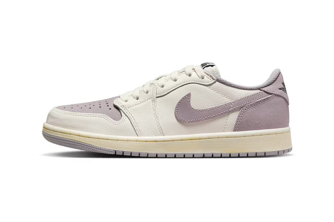 Official pictures of the Air Jordan 1 Low "Atmosphere Grey"