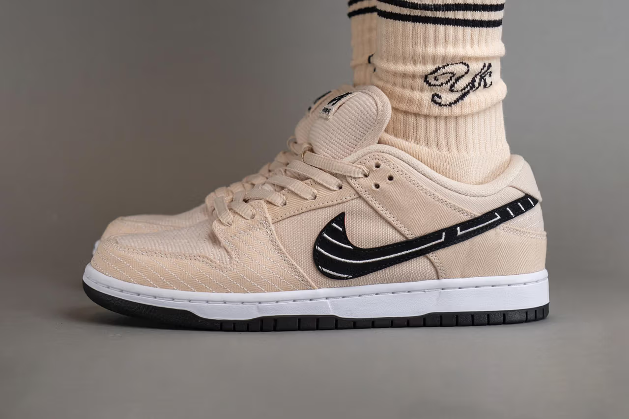 On-Foot View of the Albino & Preto x Nike SB Dunk Low – Hype Vault