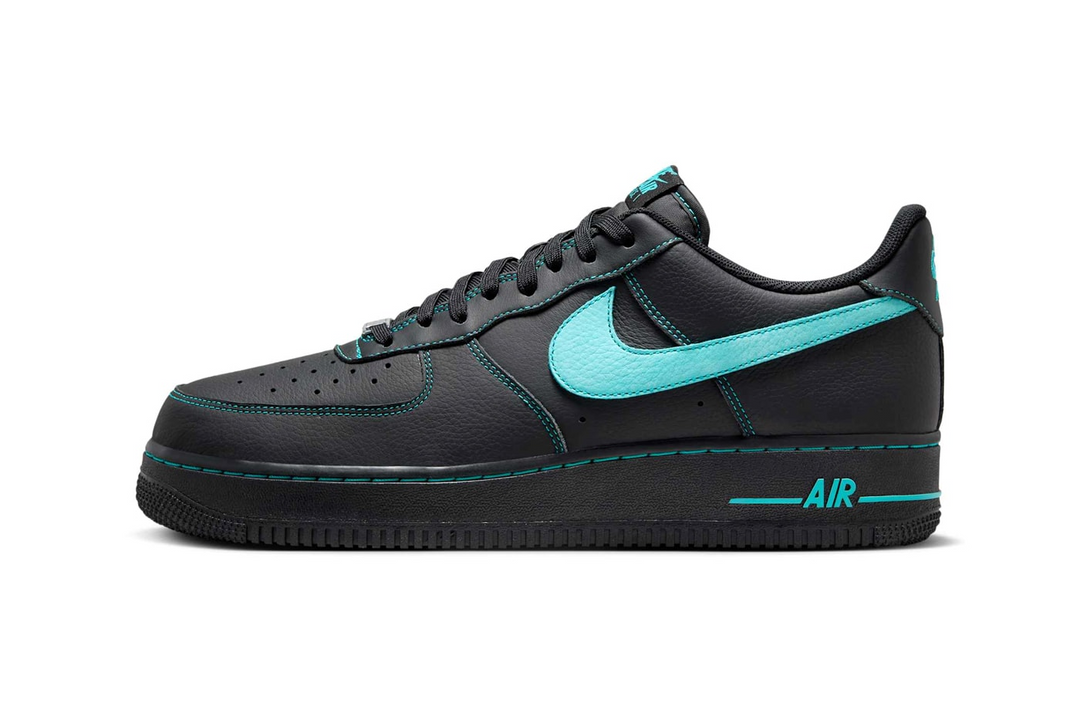 Nike Air Force 1 Low Unveiled in “Black Tiffany” Colorway