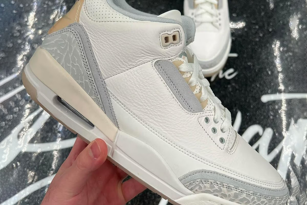 Get an exclusive peek at the Air Jordan 3 Craft in the elegant "Ivory" color scheme.