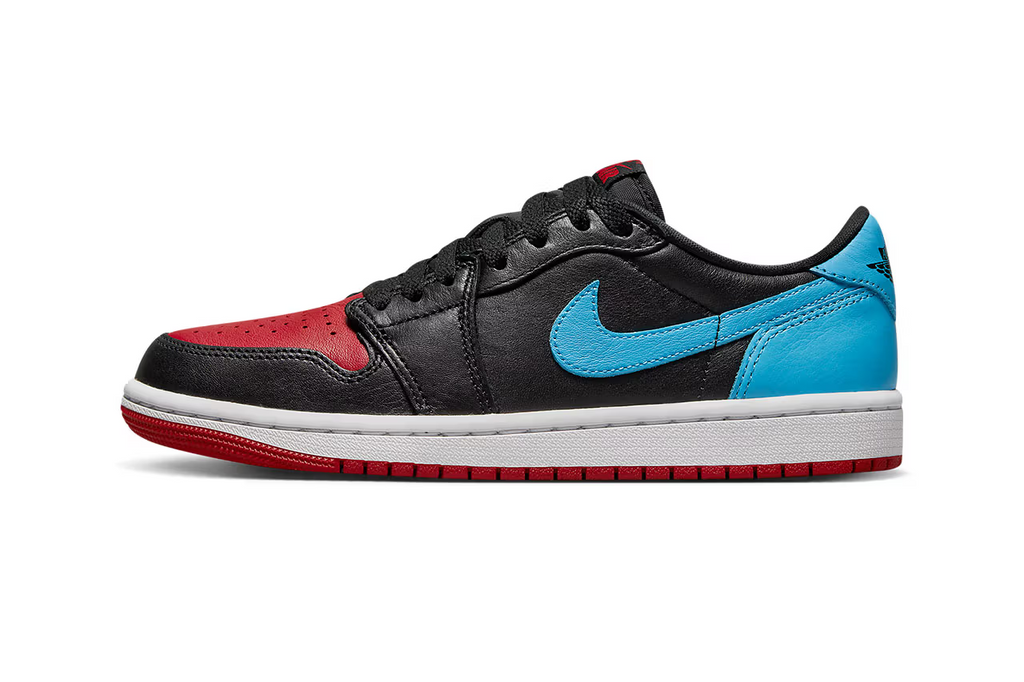 Official pictures of the Air Jordan 1 Low OG "UNC to Chicago"