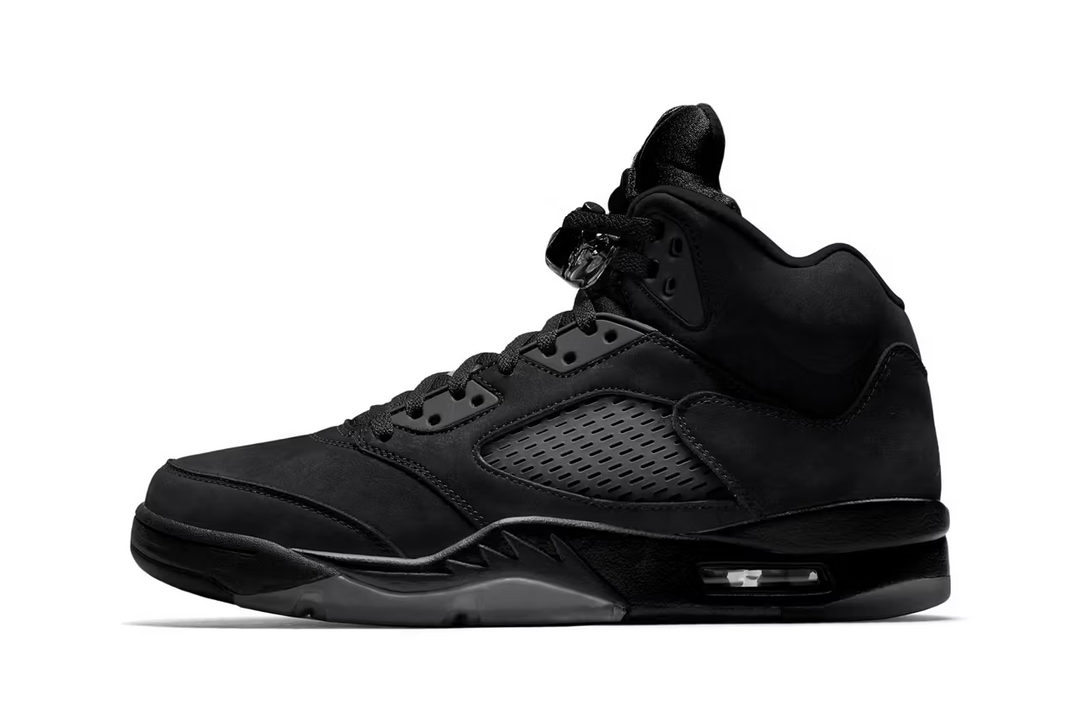Anticipate the launch of an Air Jordan 5 dubbed "Black Cat" later this year.