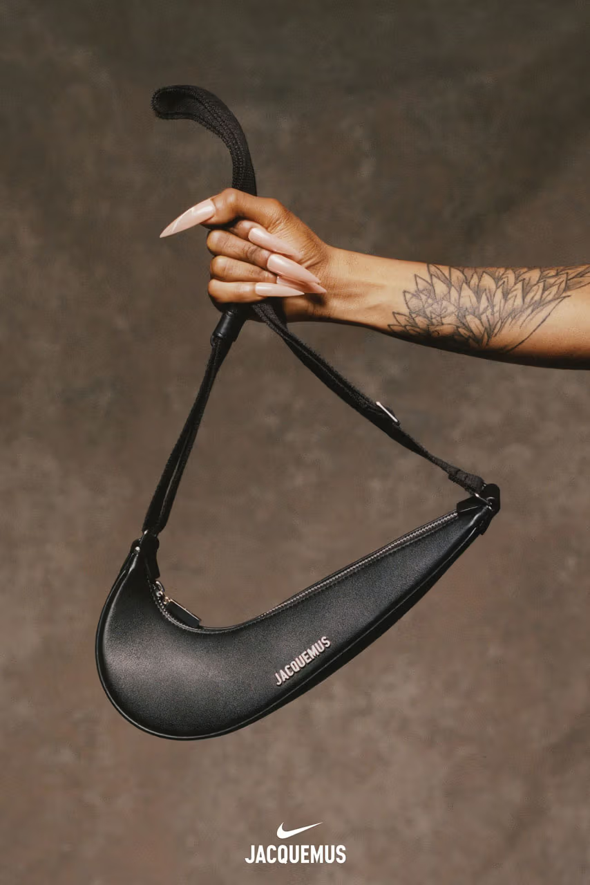 Jacquemus and Nike Unveil "The Swoosh Bag."