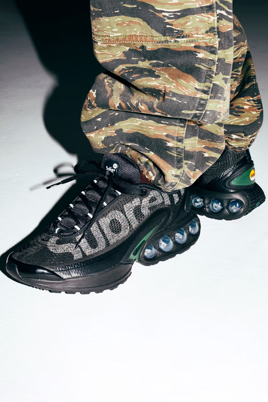 Supreme unveils its collaboration with Nike on the Air Max Dn.