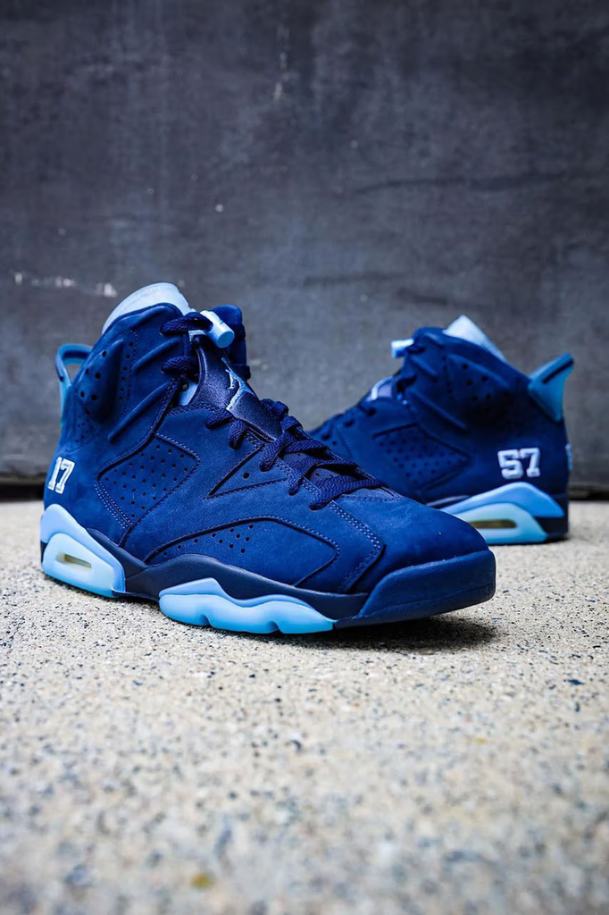 Six National Championships in Basketball are Honoured with this Air Jordan 6 "UNC" PE