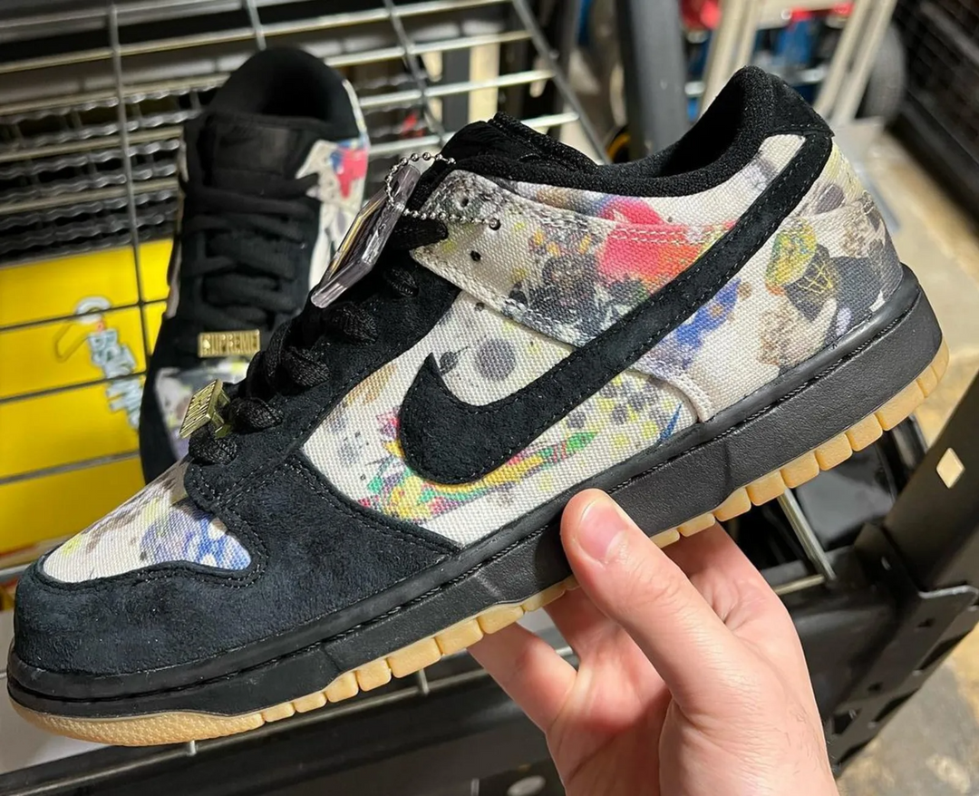Supreme's Nike SB Dunk Low "Rammellzee" Collaboration: First Look