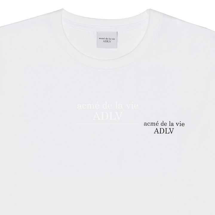 acmé de la vie (ADLV) Glossy Basic Logo Short Sleeve T-Shirt 2 White | Hype Vault Kuala Lumpur | Asia's Top Trusted High-End Sneakers and Streetwear Store