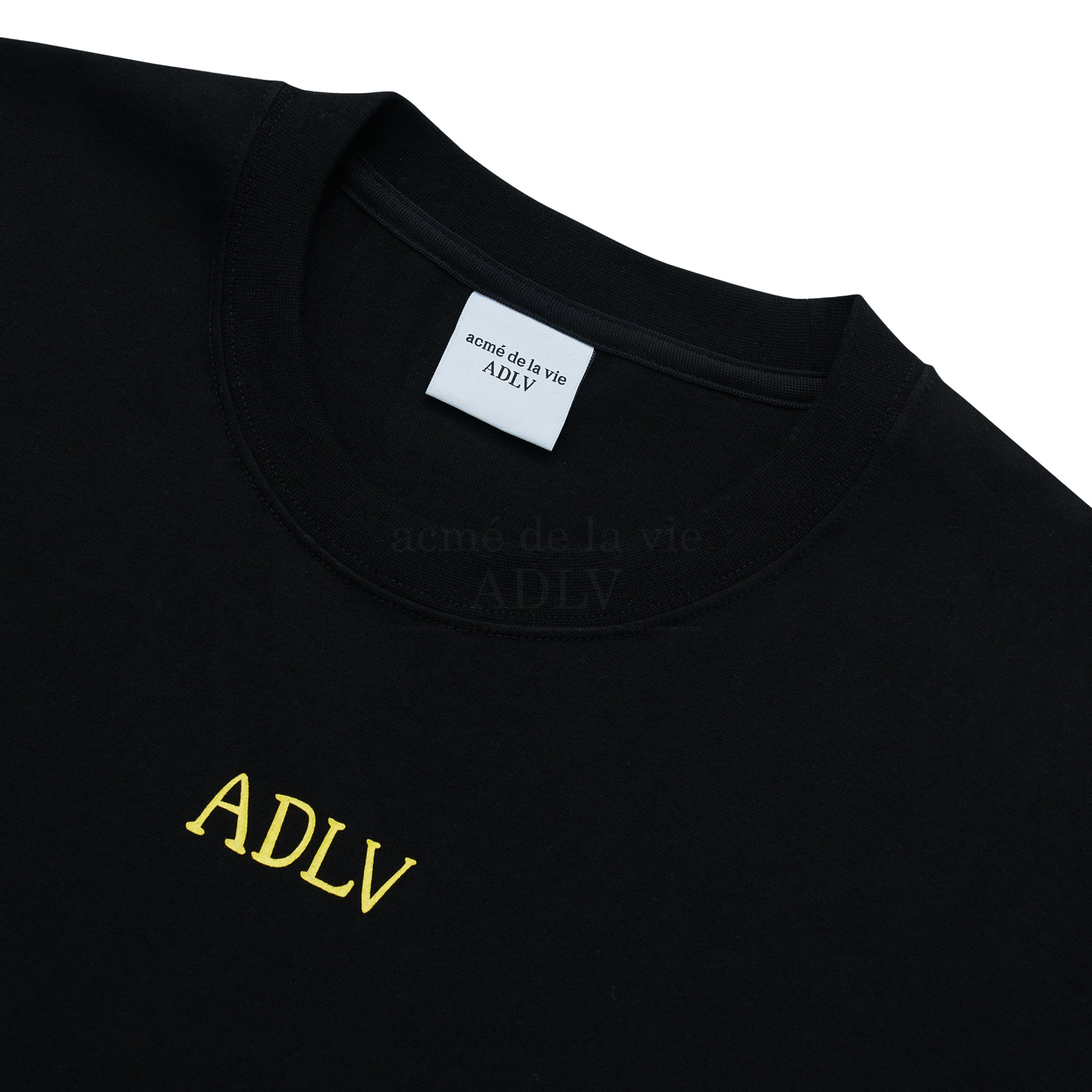 ☆人気☆【acme'delavie】☆GLOSSY BASIC LOGO SHORT SLEEV.E T acmé de la vie (ADLV) Glossy Basic Logo Short Sleeve T-Shirt