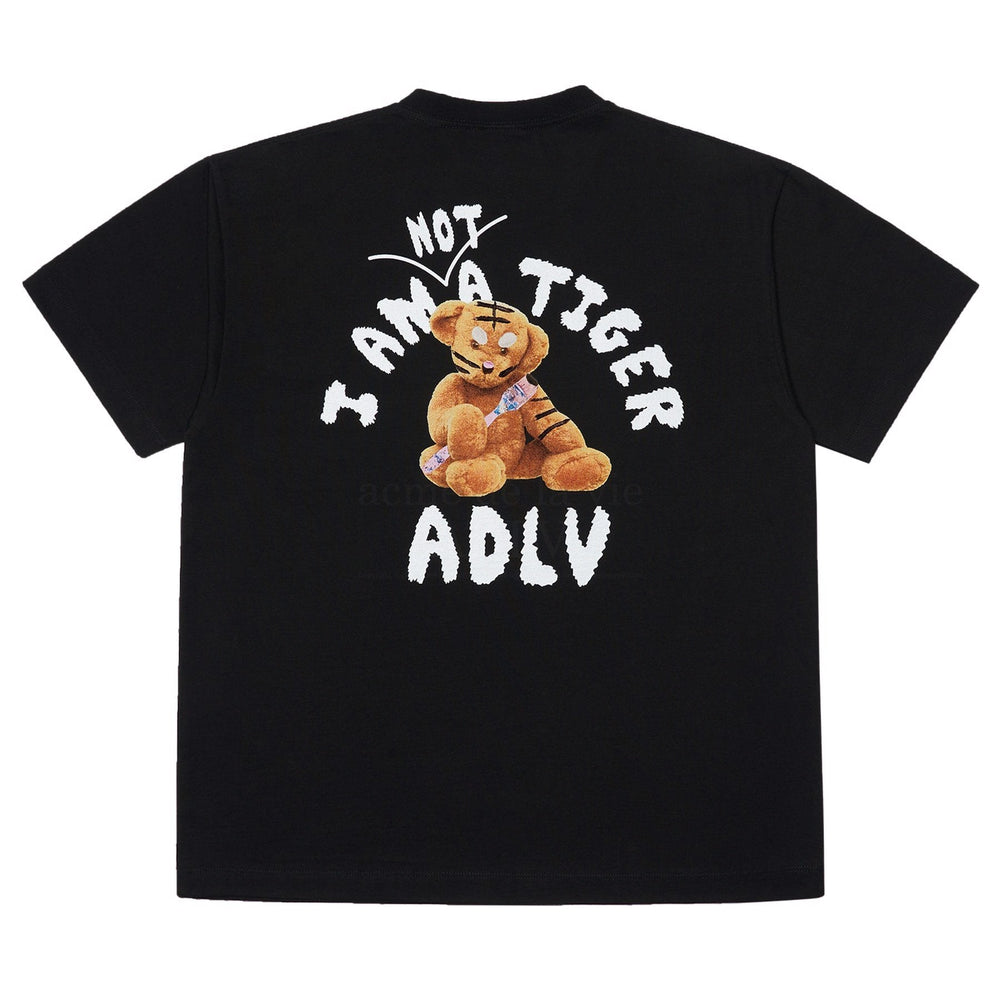 acmé de la vie (ADLV) Tiger Teddy Bear Doll Short-Sleeve T-Shirt Black | Hype Vault Kuala Lumpur | Asia's Top Trusted High-End Sneakers and Streetwear Store