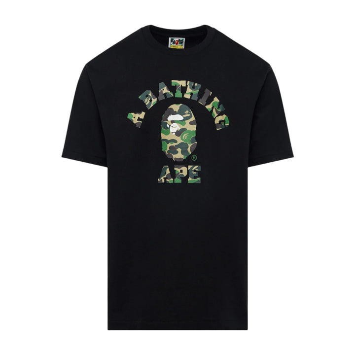 Bape ABC Camo College Tee ‘Black/Green’ (SS21) | Hype Vault