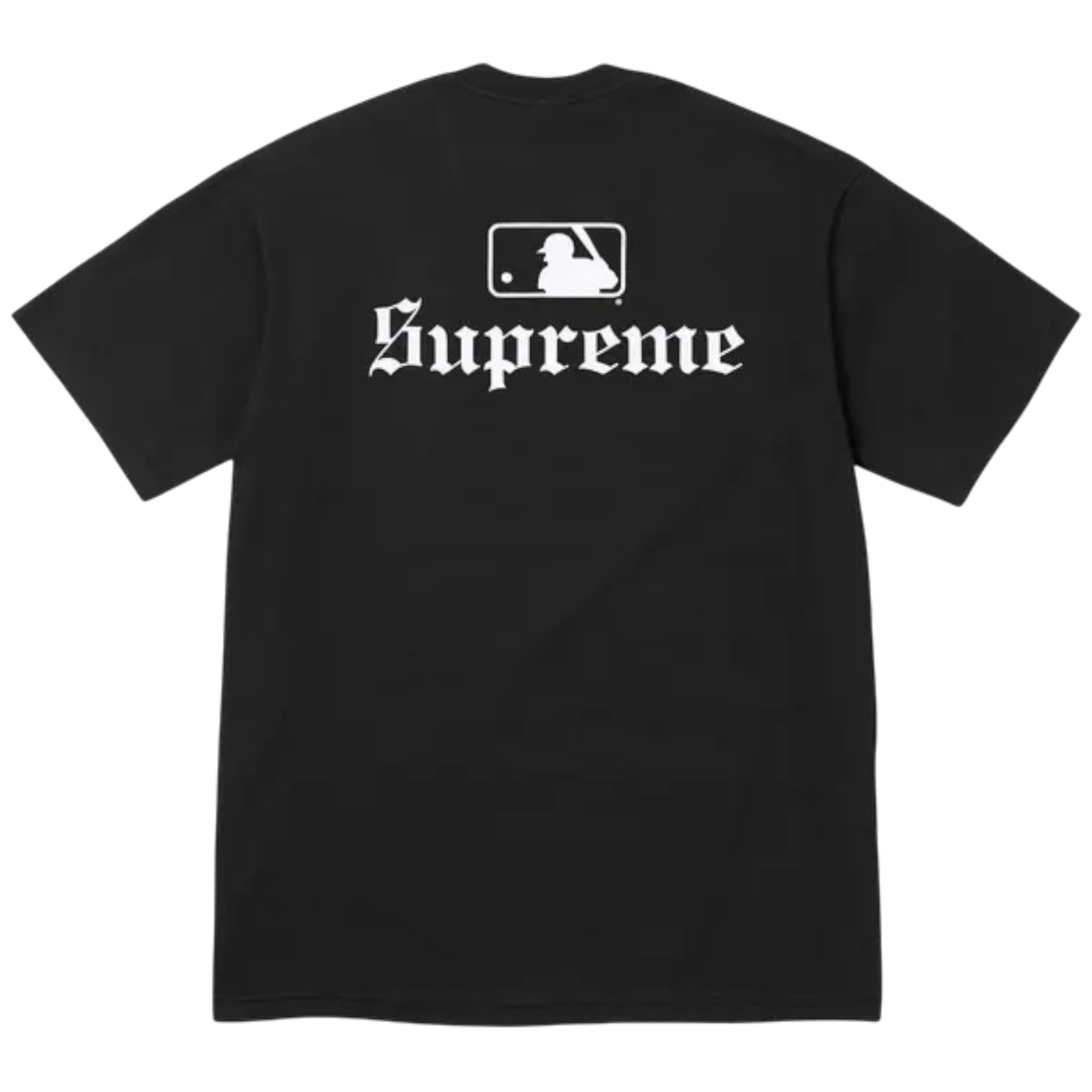 Supreme MLB Team Sox Tee Black (FW25)