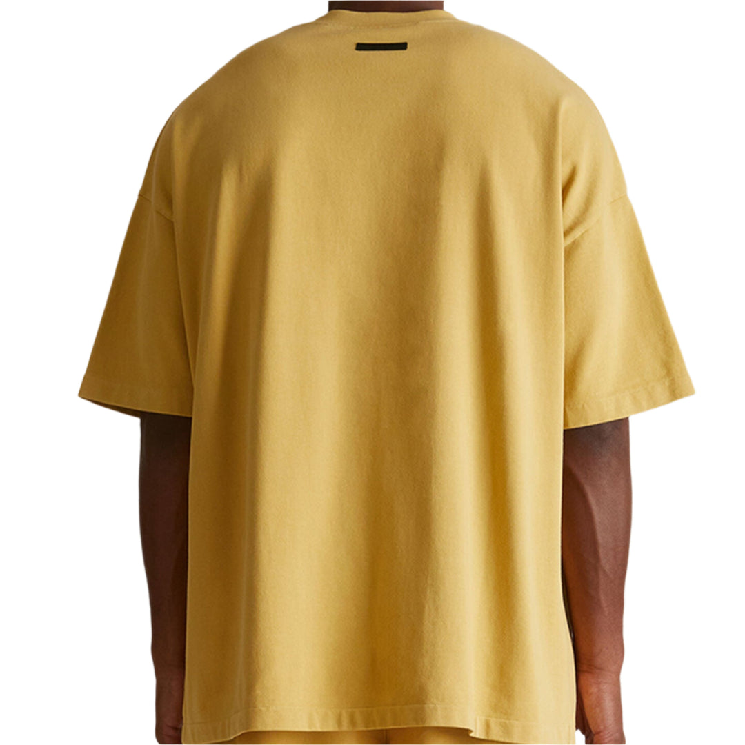 Fear of God Essentials Heavy Crewneck Tee 'Amber' (FW24) | Hype Vault