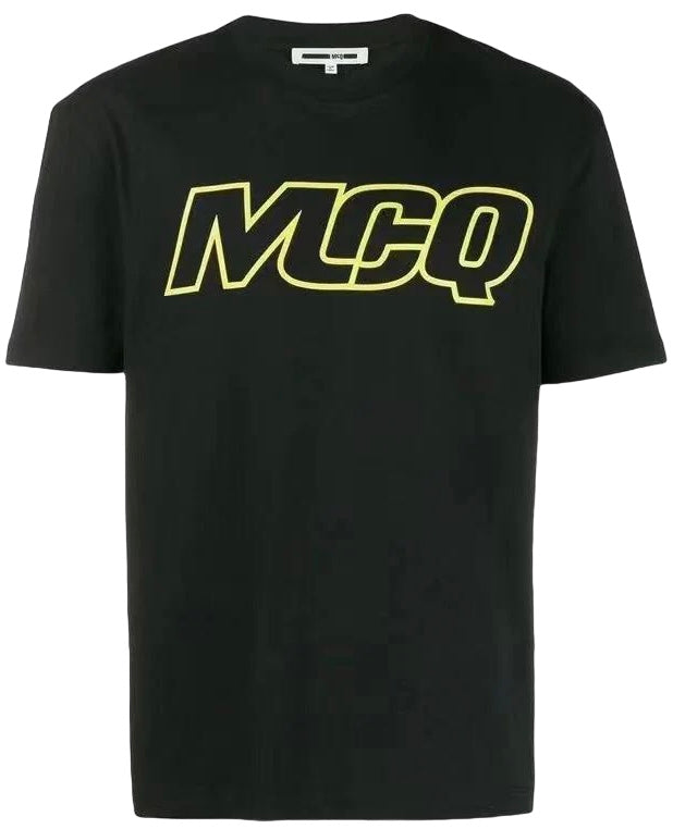 McQ Alexander Mcqueen Logo Yellow T-Shirt Black | Hype Vault Kuala Lumpur