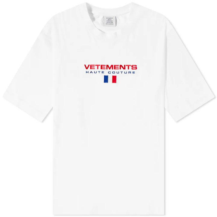 Vetements Haute Couture Logo T-Shirt White | Hype Vault Kuala Lumpur