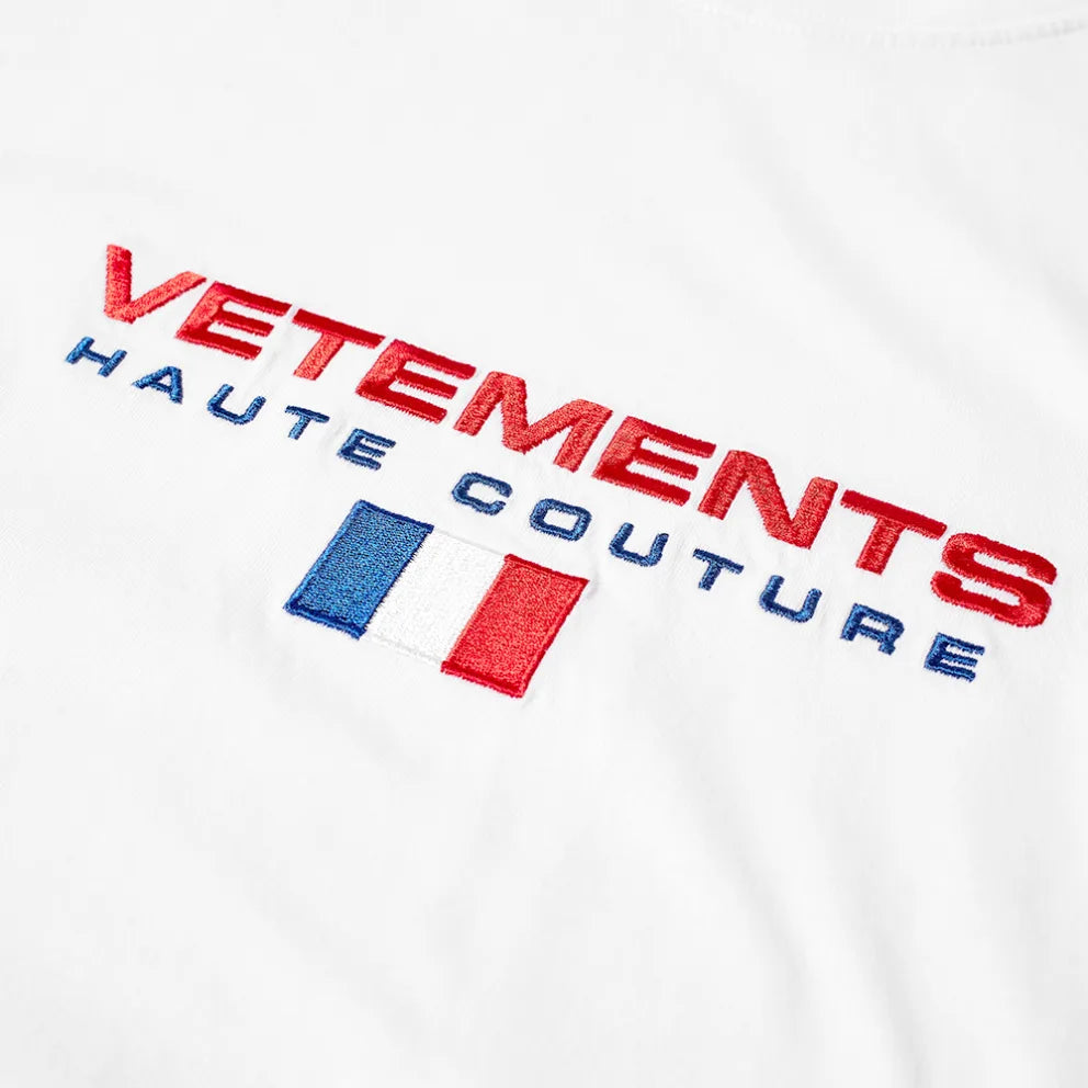 Vetements Haute Couture Logo T-Shirt White | Hype Vault Kuala Lumpur