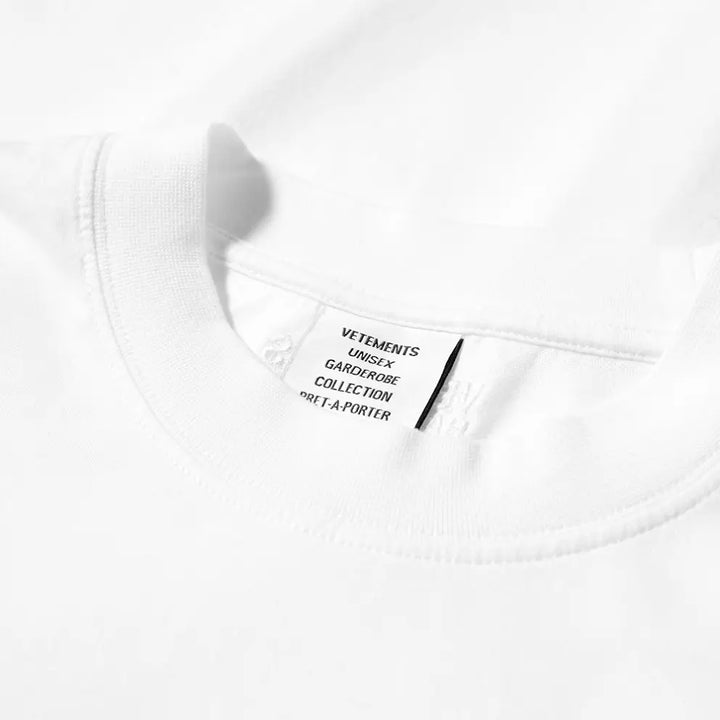 Vetements Haute Couture Logo T-Shirt White | Hype Vault Kuala Lumpur