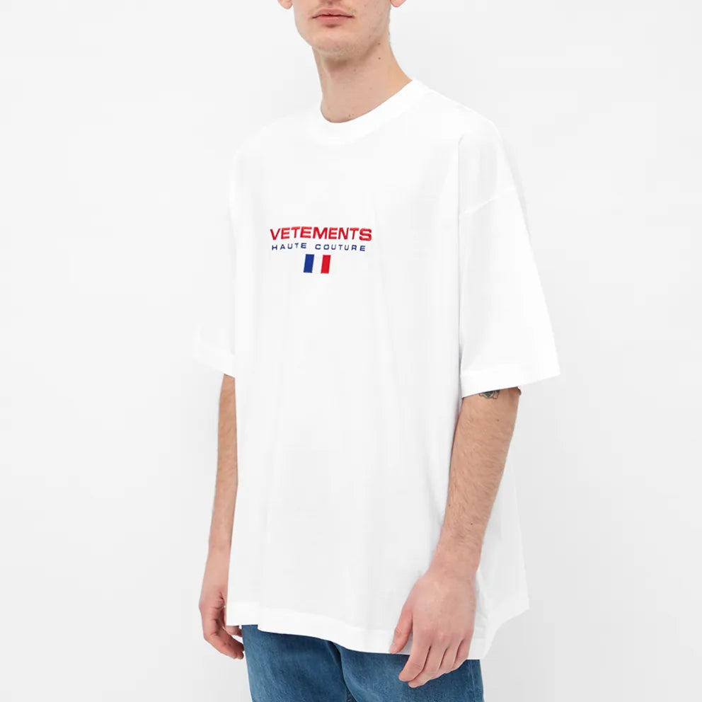 Vetements Haute Couture Logo T-Shirt White | Hype Vault Kuala Lumpur