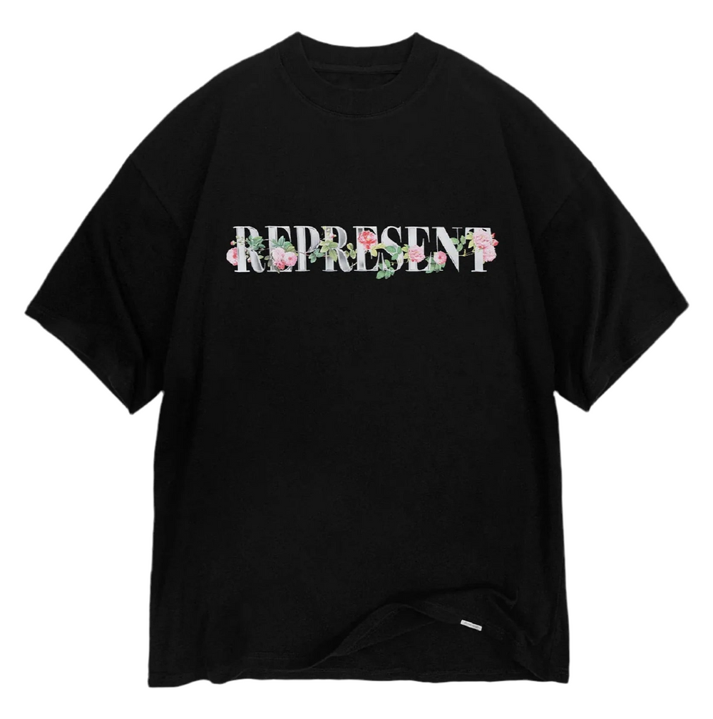 Represent Floral T-Shirt Black | Hype Vault Kuala Lumpur 