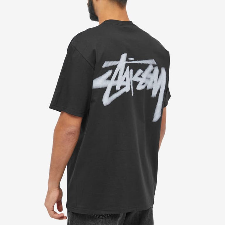 Stussy Dizzy Stock Tee Black | Hype Vault Kuala Lumpur | Asia's Top Trusted High-End Sneakers and Streetwear Store | Guaranteed 100% authentic