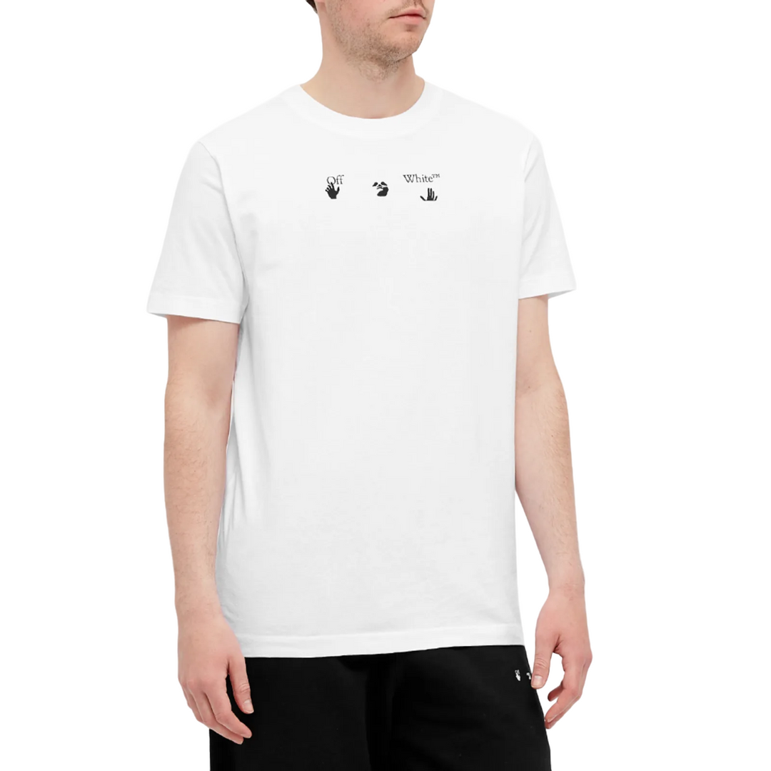 Off-White Bolt Arrow Slim White T-Shirt | Hype Vault Kuala Lumpur