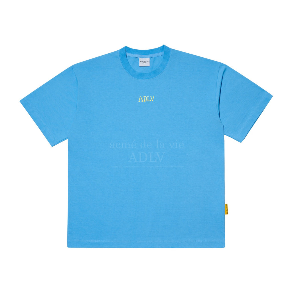 acmé de la vie (ADLV) Glossy Basic Logo Short Sleeve T-Shirt Blue | Hype Vault Kuala Lumpur | Asia's Top Trusted High-End Sneakers and Streetwear Store