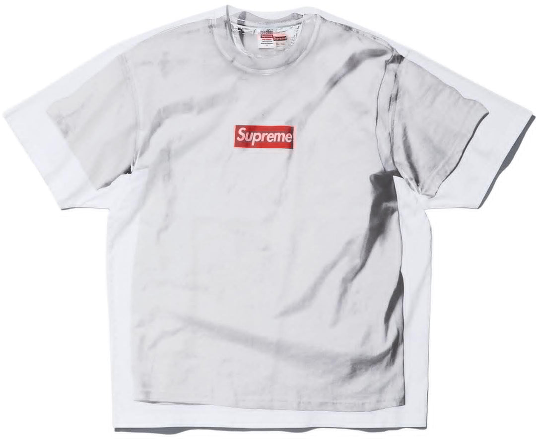 Supreme x MM6 Maison Margiela Box Logo Tee White (SS24) | Hype Vault