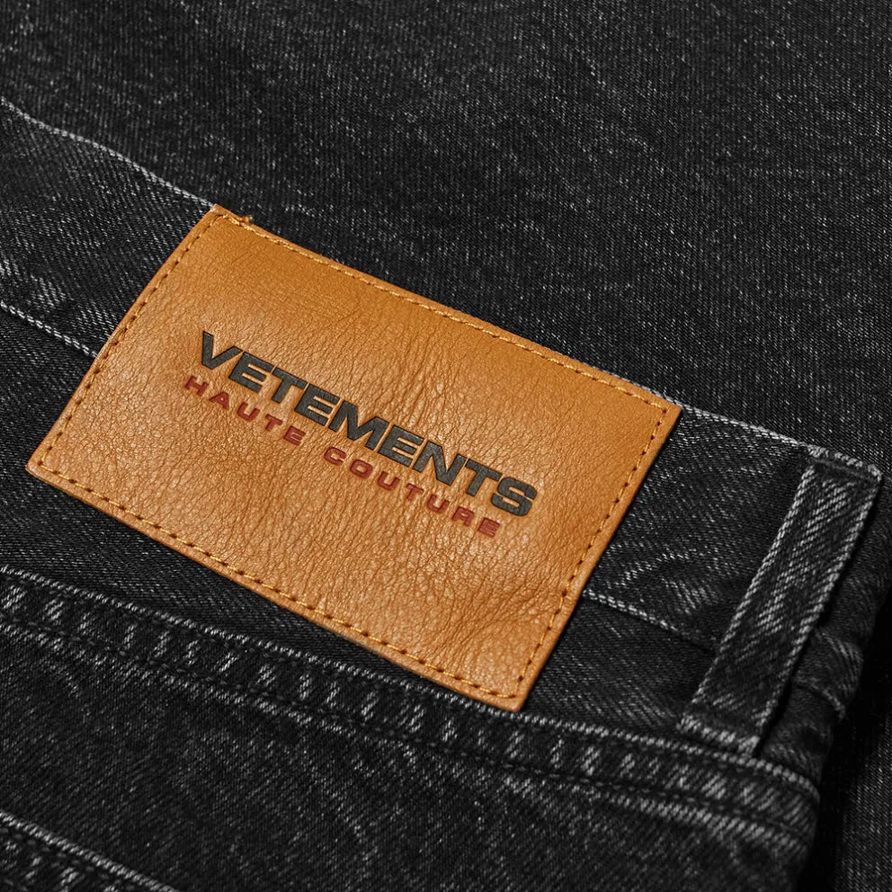 Vetements Haute Couture Magic Fit Denim Black | Hype Vault Kuala Lumpur