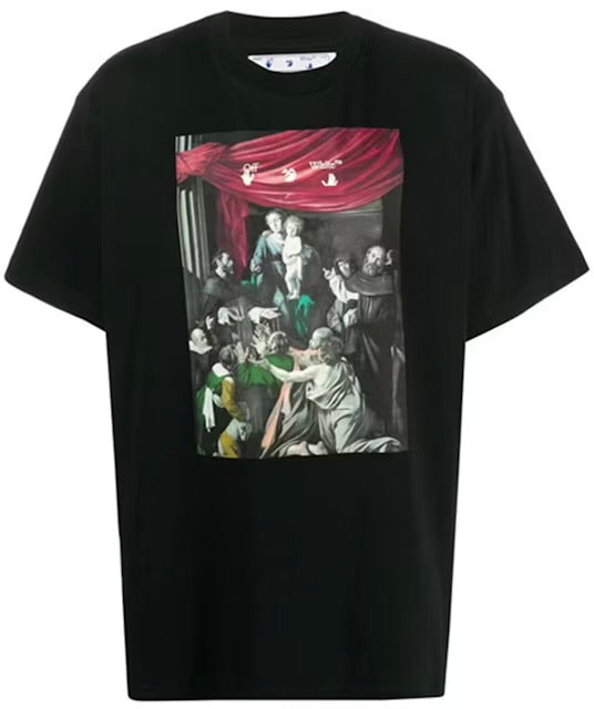 Off-White Caravaggio Painting S/S Oversized Black T-Shirt | Hype Vault Kuala Lumpur