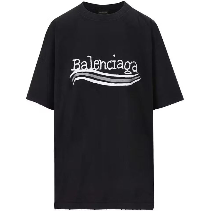 Balenciaga Hand Drawn Political Campaign T-Shirt Black (FW23)