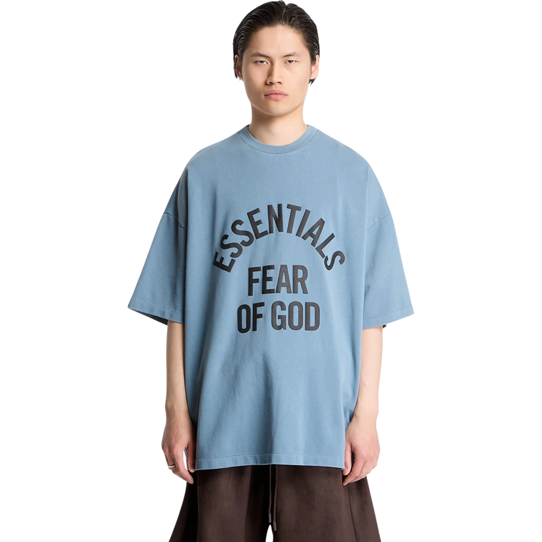 Fear of God Essentials Campus 90's Short Sleeve Tee ‘Faded Coastal’ (SS26)